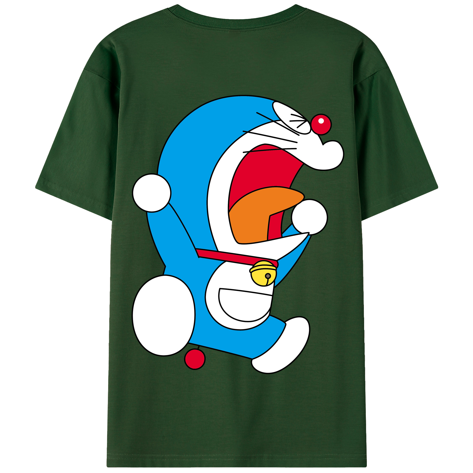 （画像用） ドラえもん Doraemon 綿100％半袖Tシャツ（背面プリント）